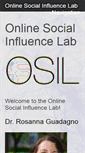 Mobile Screenshot of onlinesocialinfluence.net